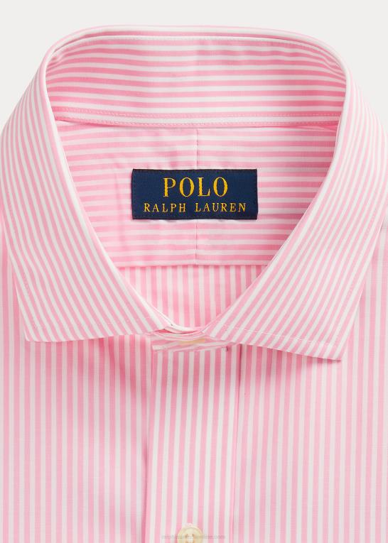 rosa/hvid Mænd Ralph Lauren slim fit stribet poplinskjorte Z426B380