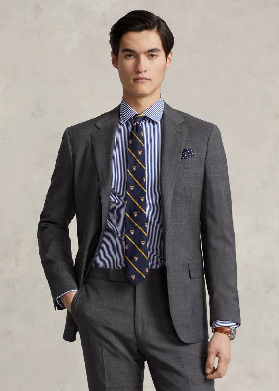 royal/hvid Mænd Ralph Lauren custom fit poplin skjorte Z426B8597