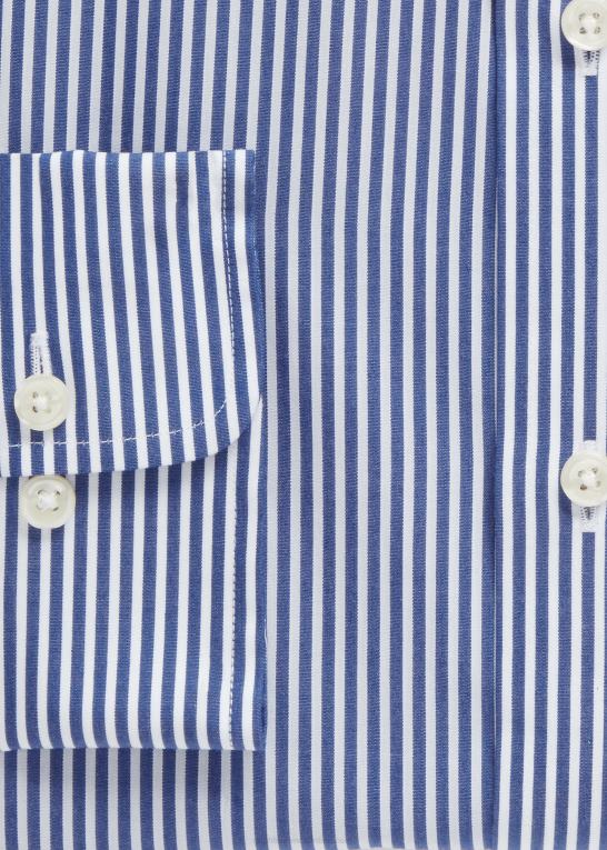 royal/hvid Mænd Ralph Lauren custom fit poplin skjorte Z426B8597