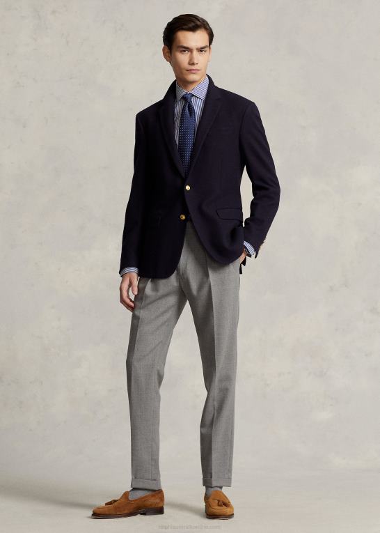 royal/hvid Mænd Ralph Lauren regent custom fit poplin skjorte Z426B1253