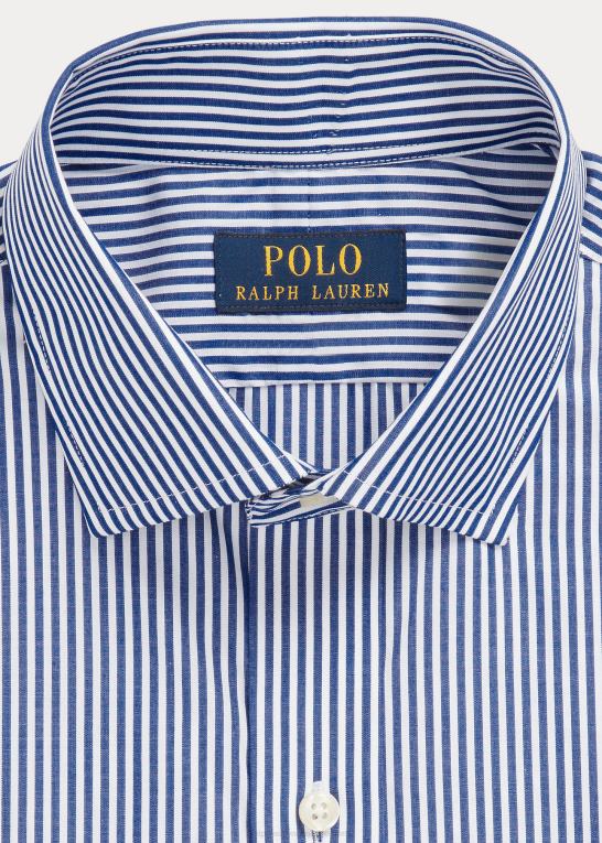 royal/hvid Mænd Ralph Lauren regent custom fit poplin skjorte Z426B1253