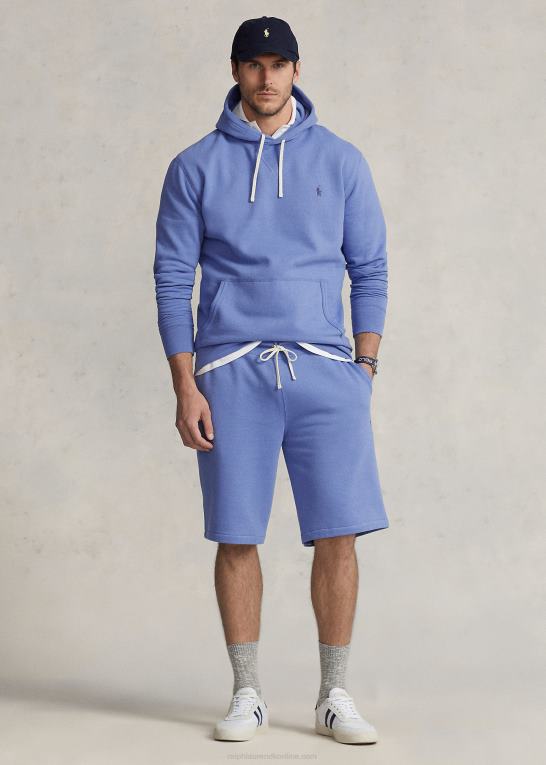 Nimes blå Mænd Ralph Lauren rl fleece hættetrøjen Z426B1575