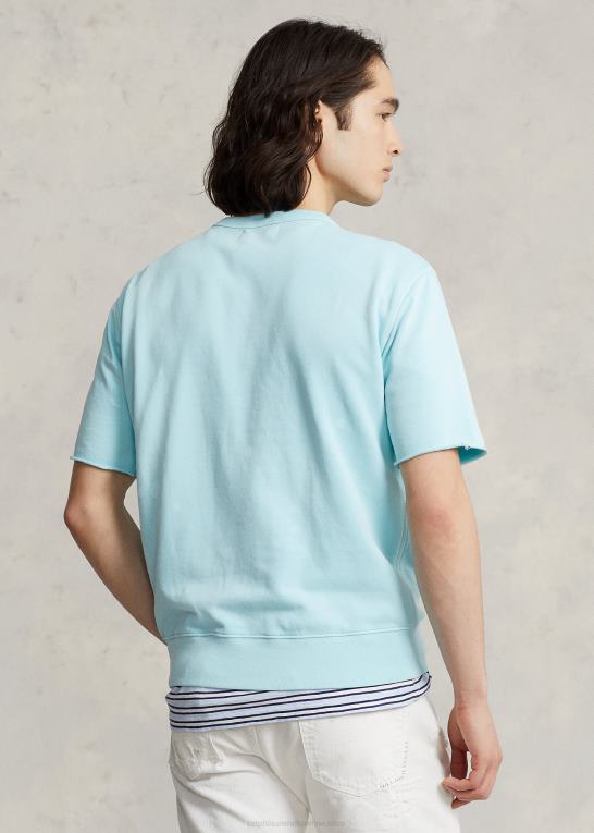 ø aqua Mænd Ralph Lauren marina kortærmet sweatshirt Z426B1187