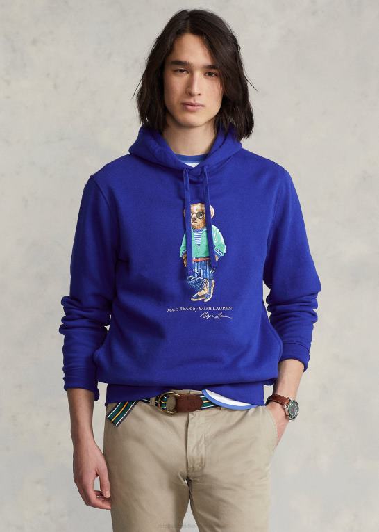 arv royal Mænd Ralph Lauren polo bear fleece hættetrøje Z426B8598