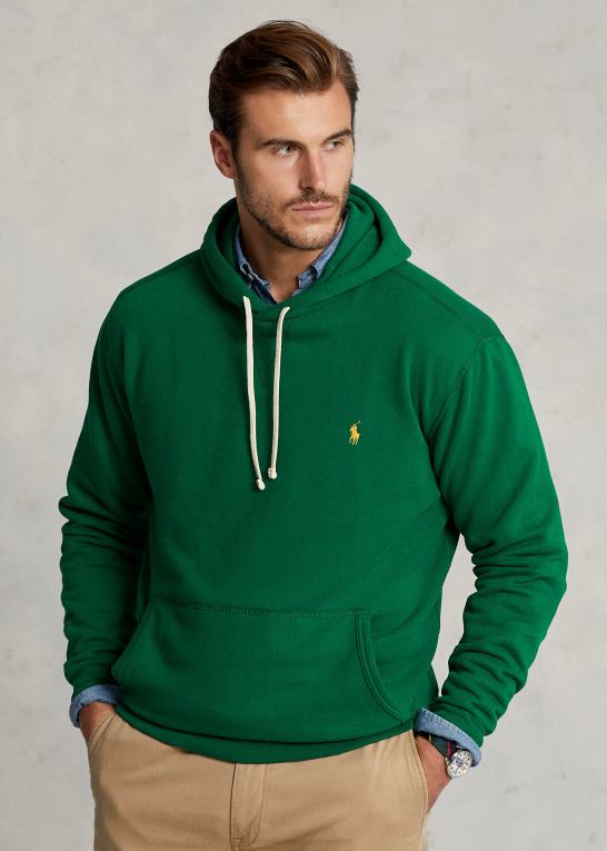 atletisk grøn Mænd Ralph Lauren rl fleece hættetrøjen Z426B1581
