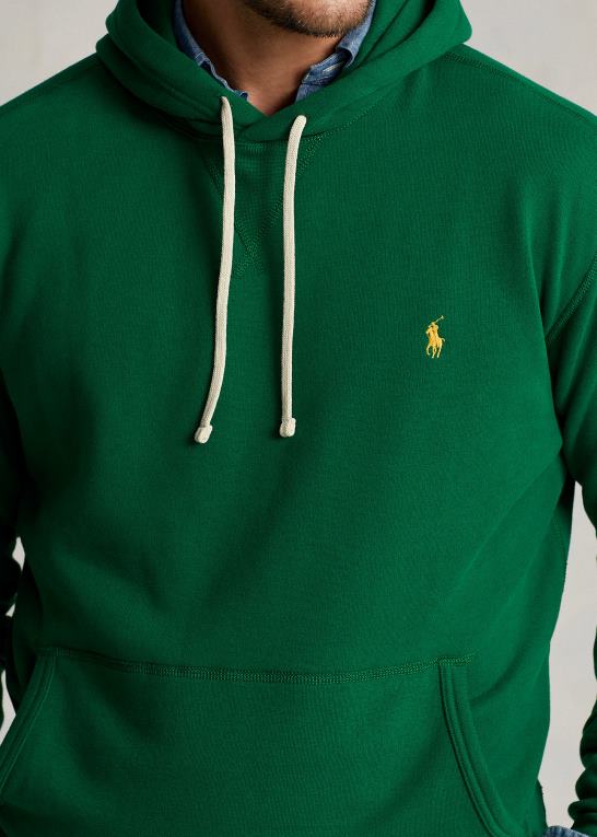 atletisk grøn Mænd Ralph Lauren rl fleece hættetrøjen Z426B1581