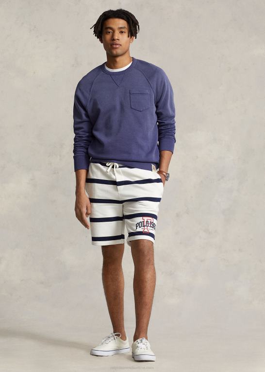 bådehus flåde Mænd Ralph Lauren beklædningsfarvet fleece sweatshirt Z426B1090
