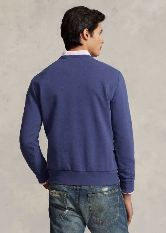 bådehus flåde Mænd Ralph Lauren stor pony fleece sweatshirt Z426B1014