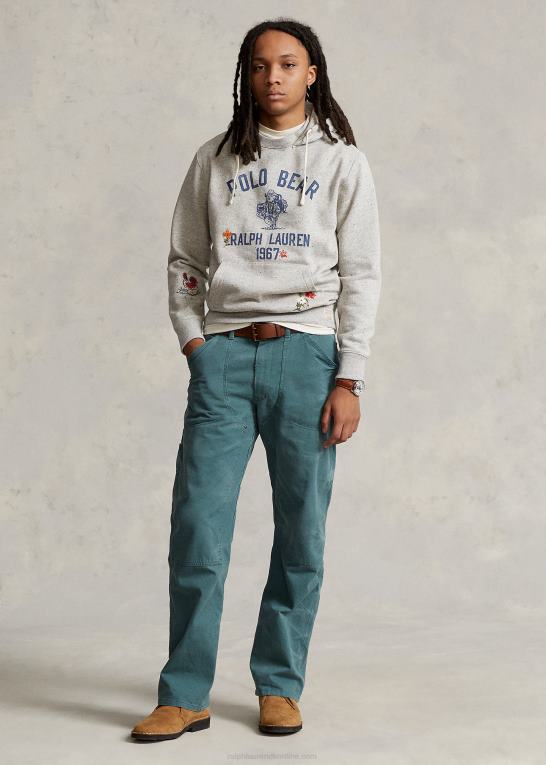 brooklyn lyng Mænd Ralph Lauren polo bear fleece hættetrøje Z426B8484