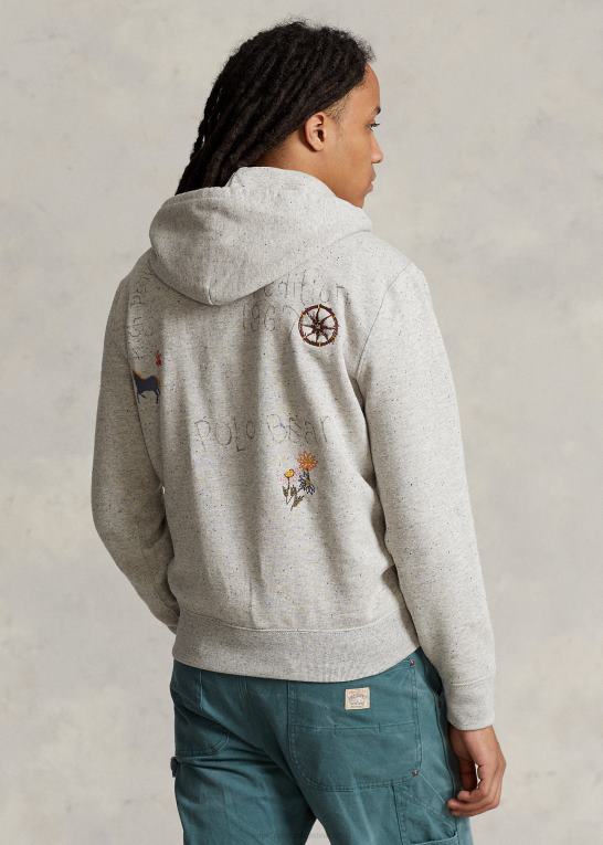 brooklyn lyng Mænd Ralph Lauren polo bear fleece hættetrøje Z426B8484
