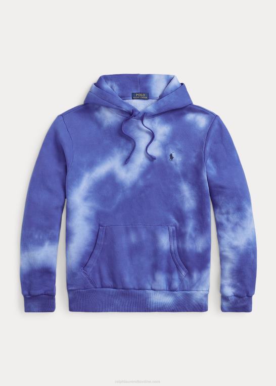 city ​​royal multi Mænd Ralph Lauren tie-dye fleece hættetrøje Z426B1257
