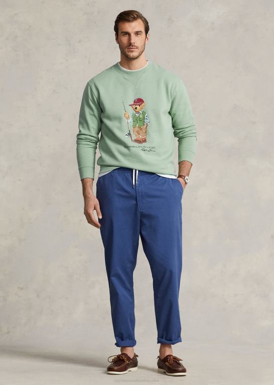 falmet myntefiskerbjørn Mænd Ralph Lauren polo bear fleece sweatshirt Z426B1628