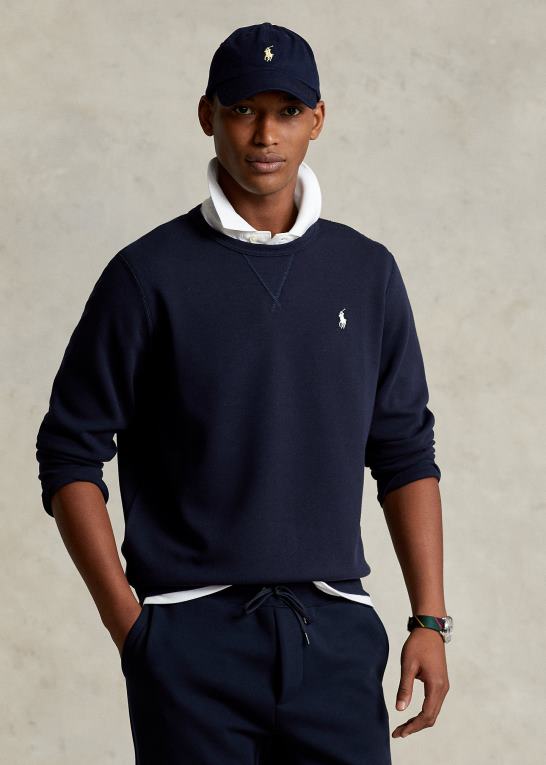flyverflåde Mænd Ralph Lauren dobbeltstrikket sweatshirt Z426B867