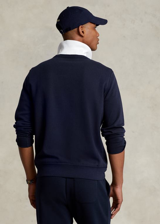 flyverflåde Mænd Ralph Lauren dobbeltstrikket sweatshirt Z426B867