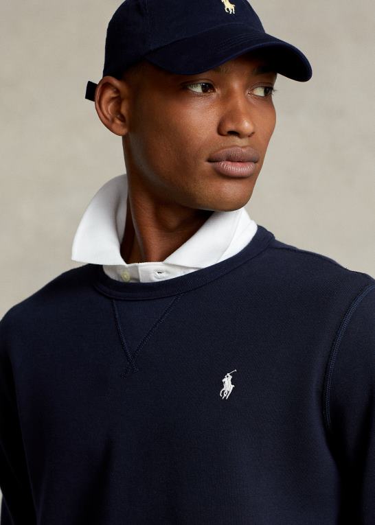 flyverflåde Mænd Ralph Lauren dobbeltstrikket sweatshirt Z426B867