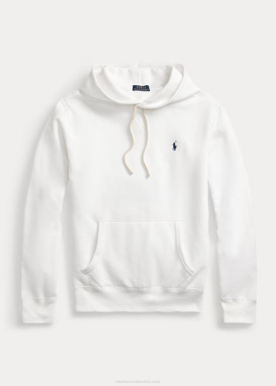 hvid Mænd Ralph Lauren rl fleece hættetrøjen Z426B398