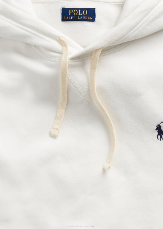 hvid Mænd Ralph Lauren rl fleece hættetrøjen Z426B398