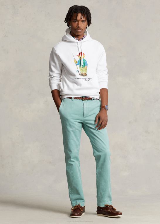 hvid fiskebjørn Mænd Ralph Lauren polo bear fleece hættetrøje Z426B1107