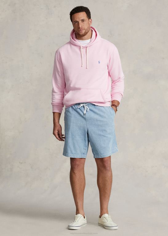 karmel pink Mænd Ralph Lauren rl fleece hættetrøjen Z426B1579