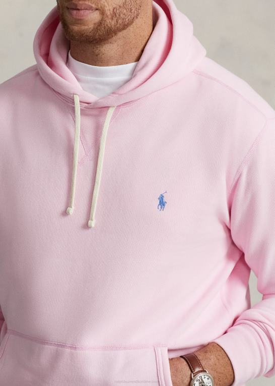 karmel pink Mænd Ralph Lauren rl fleece hættetrøjen Z426B1579