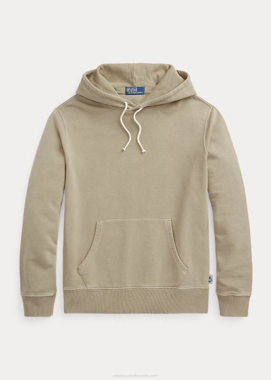 klassisk kaki Mænd Ralph Lauren fleece hættetrøje Z426B8506