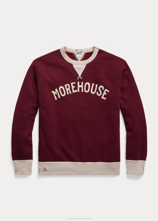 klassisk vin Mænd Ralph Lauren morehouse-kollektionen logo sweatshirt Z426B1232