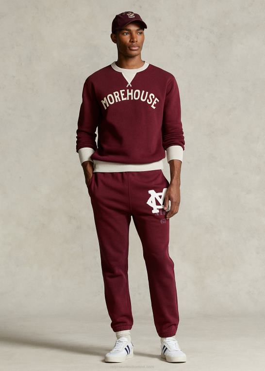 klassisk vin Mænd Ralph Lauren morehouse-kollektionen logo sweatshirt Z426B1232