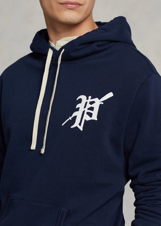 krydstogtflåde Mænd Ralph Lauren fleece grafisk hættetrøje Z426B8437
