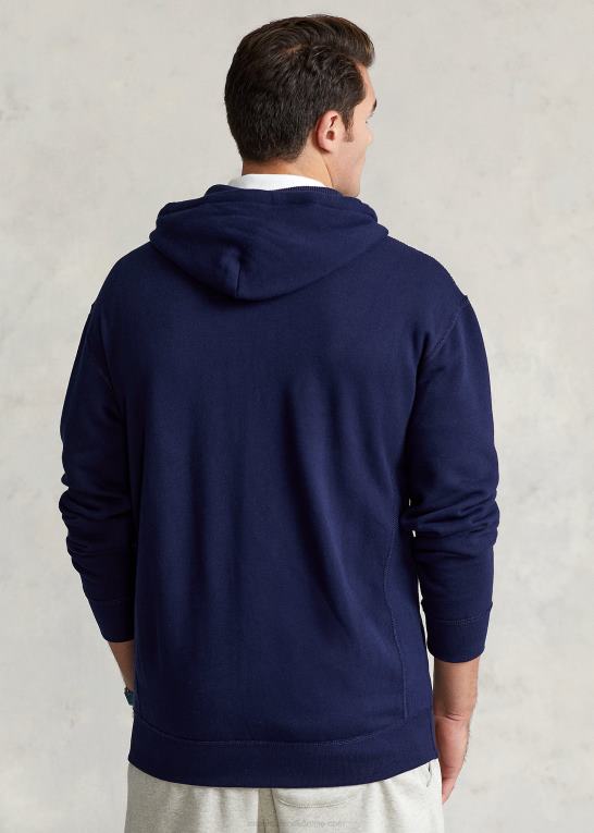 krydstogtflåde Mænd Ralph Lauren fleece hættetrøje med fuld lynlås Z426B1664