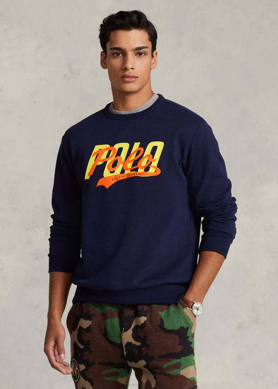 krydstogtflåde Mænd Ralph Lauren fleece sweatshirt med logo Z426B1185