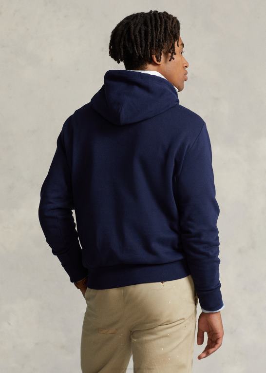 krydstogtflåde Mænd Ralph Lauren hættetrøje i fleece med stablet logo Z426B871