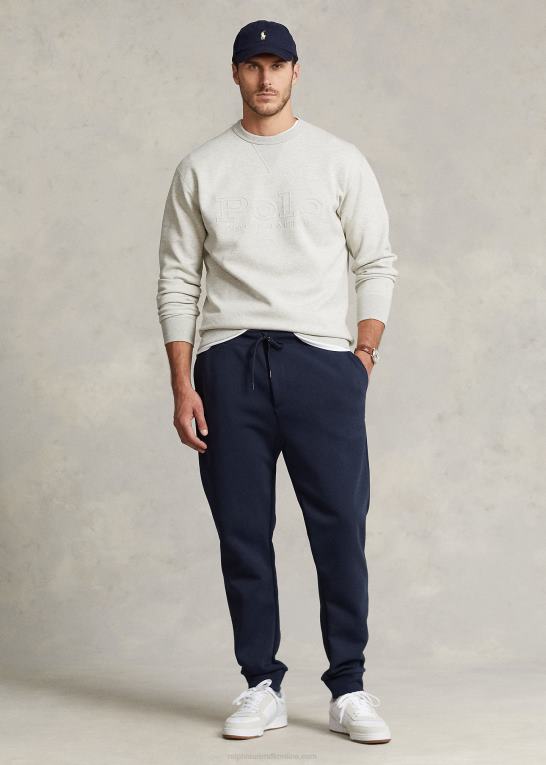 let sportslyng Mænd Ralph Lauren logo-præget dobbeltstrikket sweatshirt Z426B1395