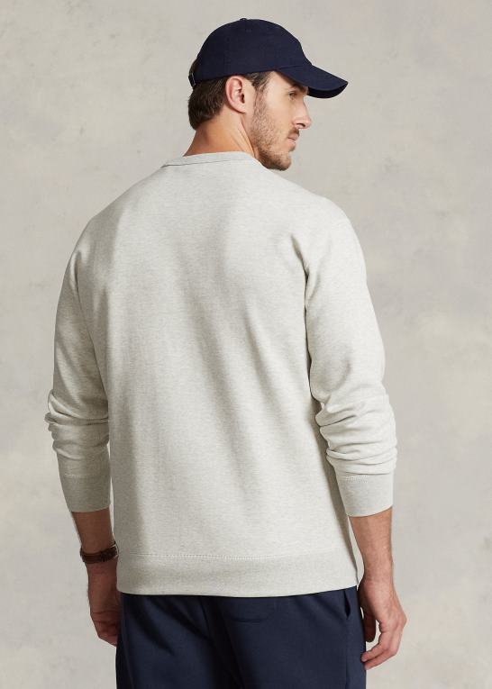 let sportslyng Mænd Ralph Lauren logo-præget dobbeltstrikket sweatshirt Z426B1395