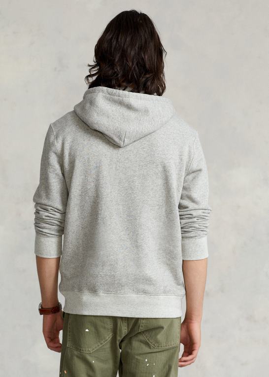 loftlyng Mænd Ralph Lauren tøj-farvet fleece hættetrøje Z426B630