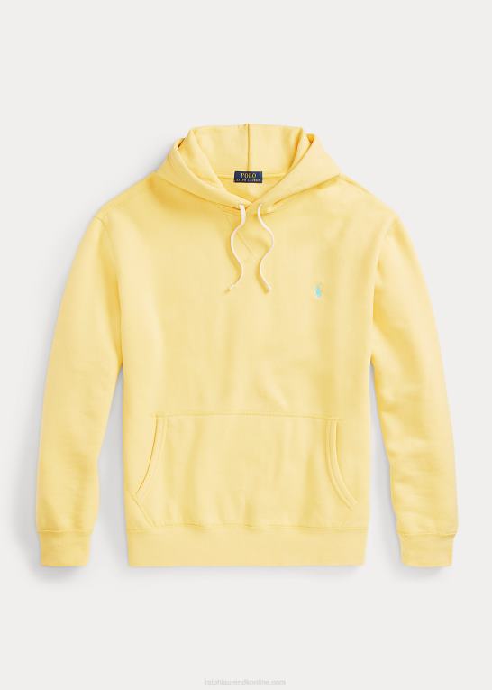 majs gul Mænd Ralph Lauren rl fleece hættetrøjen Z426B1586