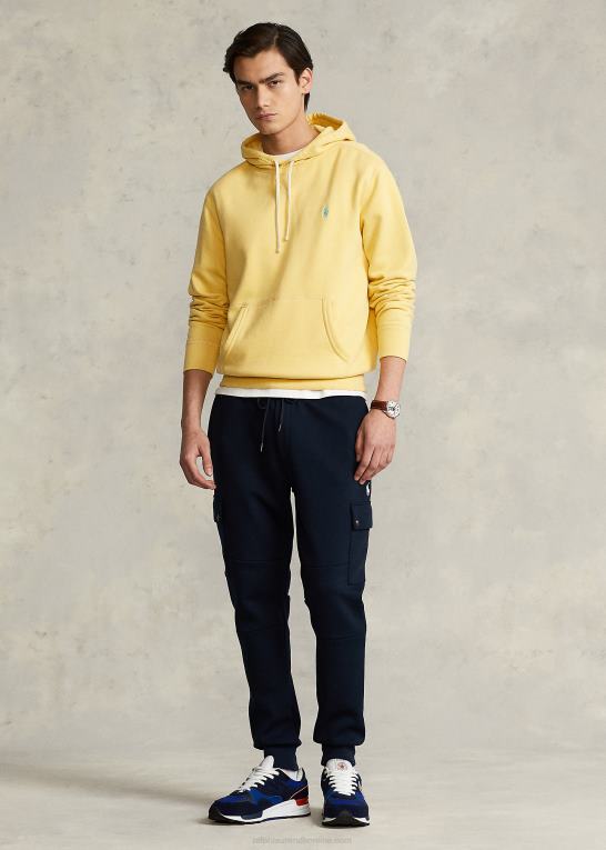 majs gul Mænd Ralph Lauren rl fleece hættetrøjen Z426B8574