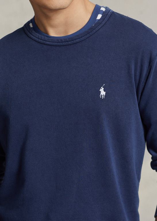 newport flåde Mænd Ralph Lauren spa frotté sweatshirt Z426B438