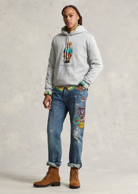 og over lyng Mænd Ralph Lauren polo bear fleece hættetrøje Z426B8624