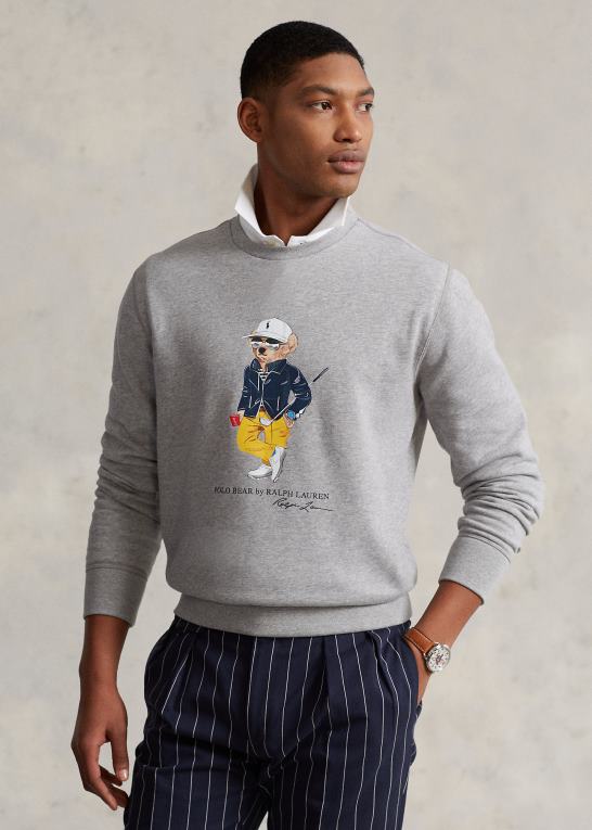 og over lyng Mænd Ralph Lauren polo bear performance fleece sweatshirt Z426B710