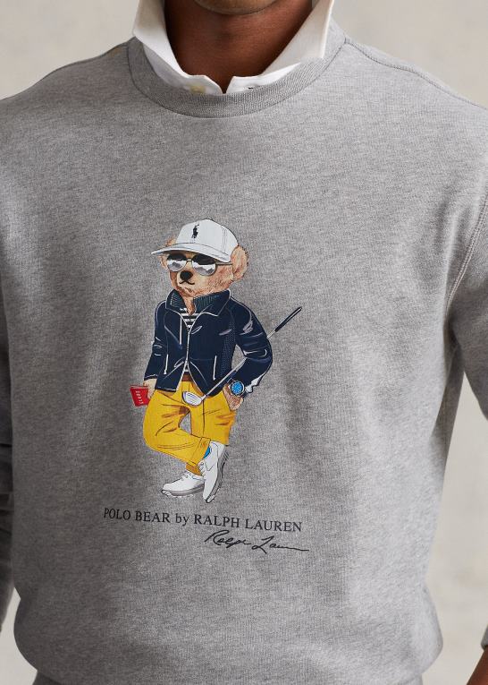 og over lyng Mænd Ralph Lauren polo bear performance fleece sweatshirt Z426B710