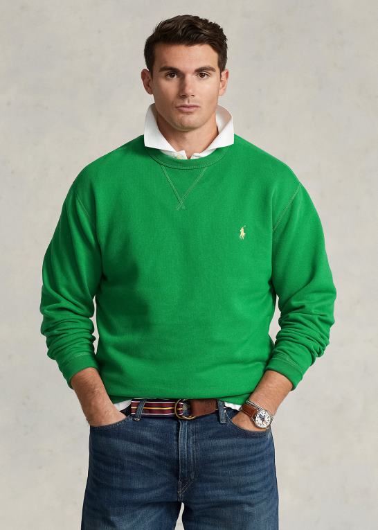 optisk grøn Mænd Ralph Lauren rl fleece sweatshirten Z426B1594