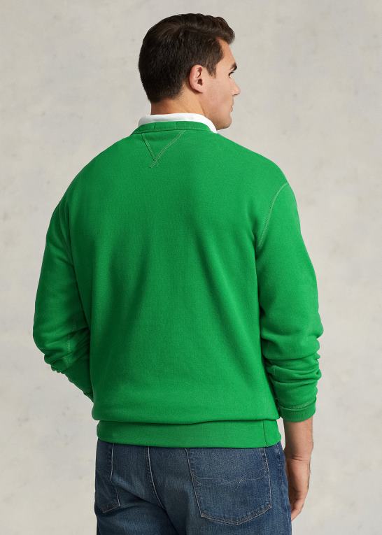optisk grøn Mænd Ralph Lauren rl fleece sweatshirten Z426B1594