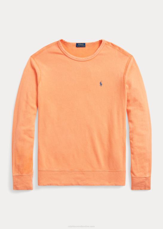 optisk orange Mænd Ralph Lauren spa frotté sweatshirt Z426B440