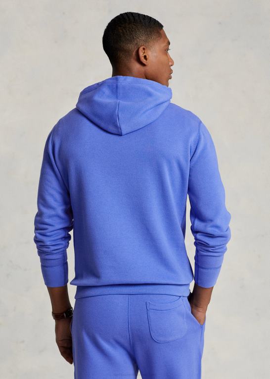 pigesten blå Mænd Ralph Lauren rl fleece hættetrøjen Z426B402
