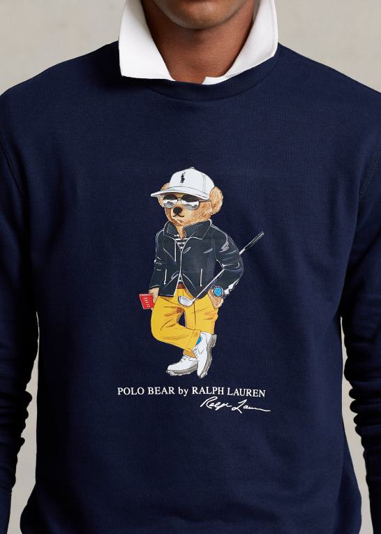 raffineret flåde Mænd Ralph Lauren polo bear performance fleece sweatshirt Z426B711