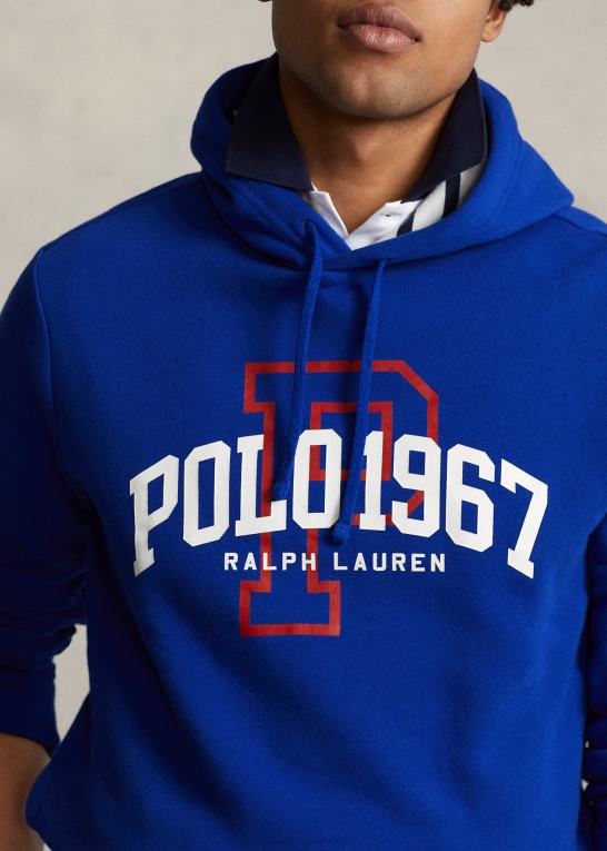 safir stjerne Mænd Ralph Lauren logo fleece hættetrøje Z426B8591
