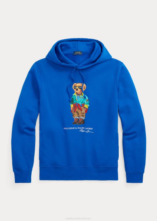 safir stjerne Mænd Ralph Lauren polo bear fleece hættetrøje Z426B8623