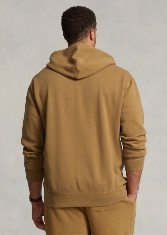 sandsurfe Mænd Ralph Lauren rl fleece hættetrøjen med fuld lynlås Z426B1658