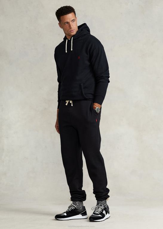 sort Mænd Ralph Lauren rl fleece hættetrøjen Z426B1572