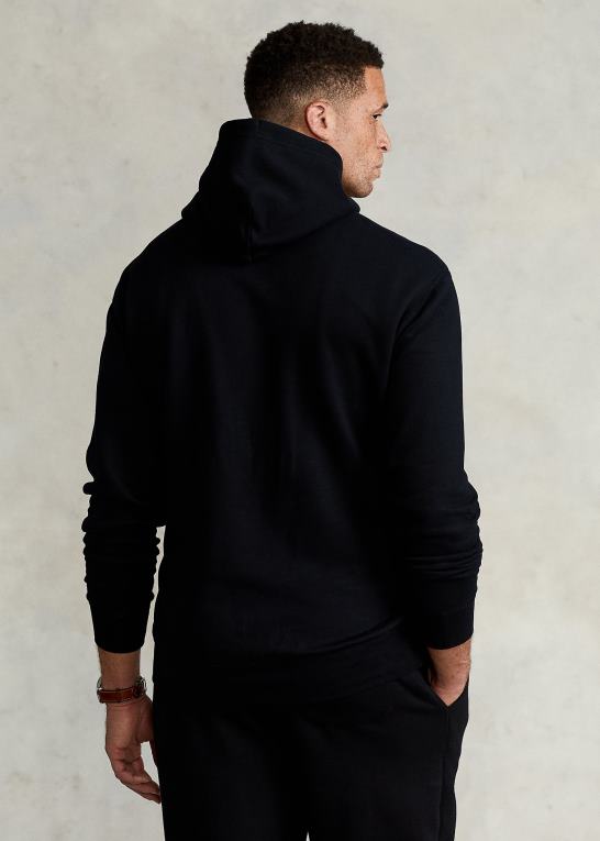 sort Mænd Ralph Lauren rl fleece hættetrøjen Z426B1572